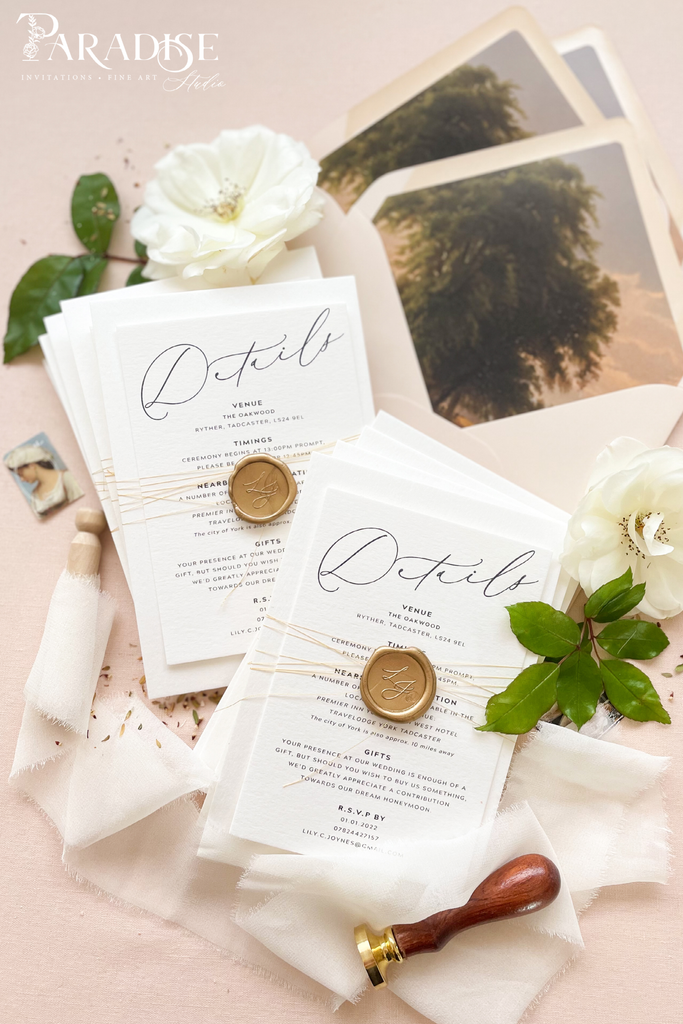 Otillie Modern Calligraphy Wedding Invitations