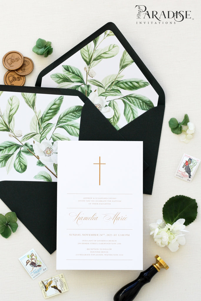 Harriet Calligraphy Christian Invitation