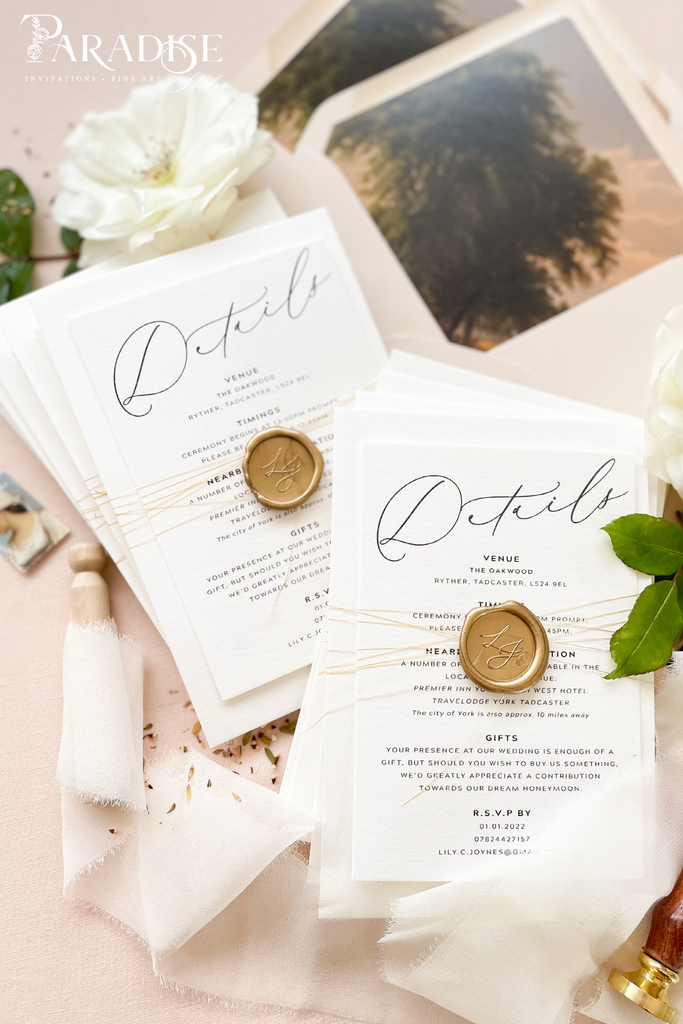 Otillie Modern Calligraphy Wedding Invitations