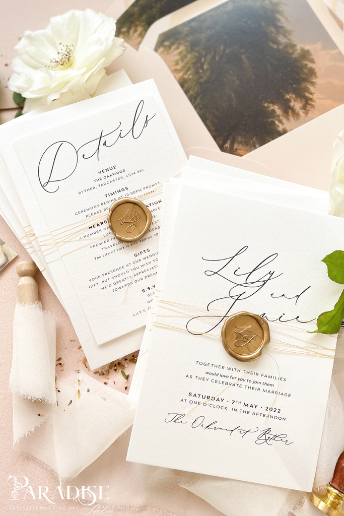 Otillie Modern Calligraphy Wedding Invitations