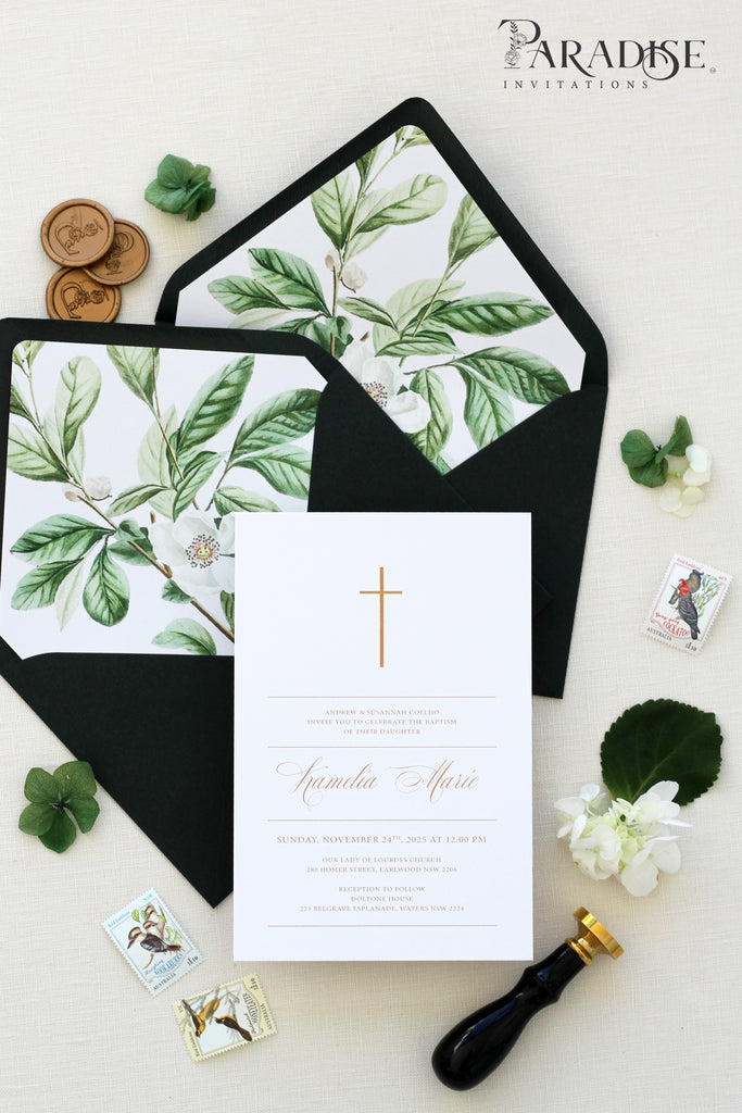 Harriet Calligraphy Christian Invitation