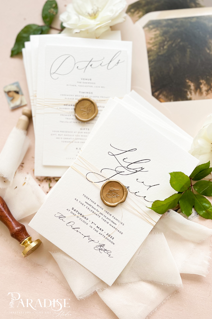 Otillie Modern Calligraphy Wedding Invitations