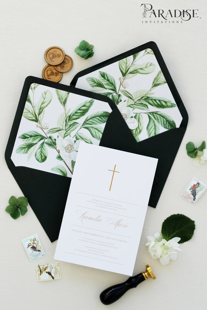 Harriet Calligraphy Christian Invitation