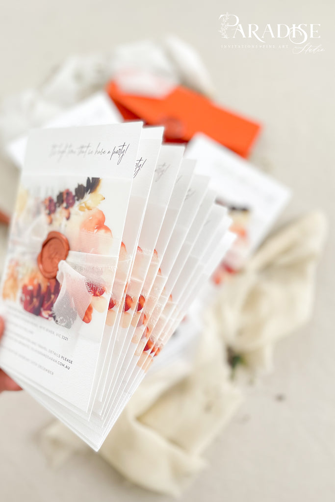 Deborah Floral Wedding Invitation Sets