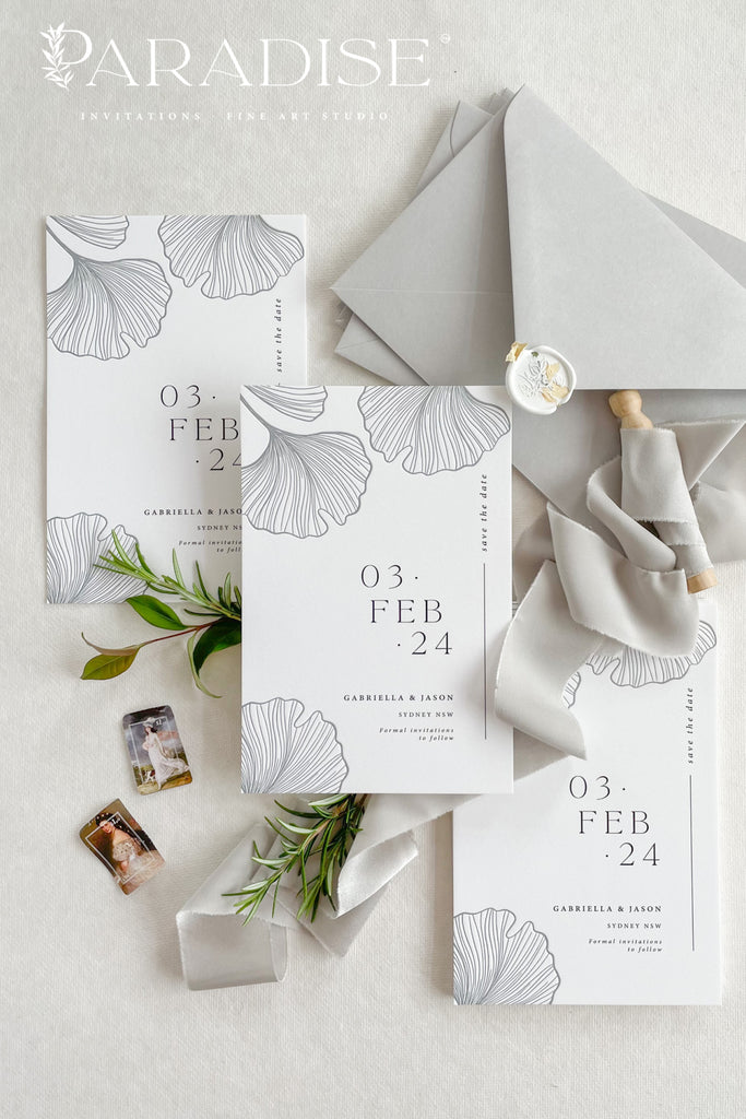 Francina Letterpress Save the Date Cards