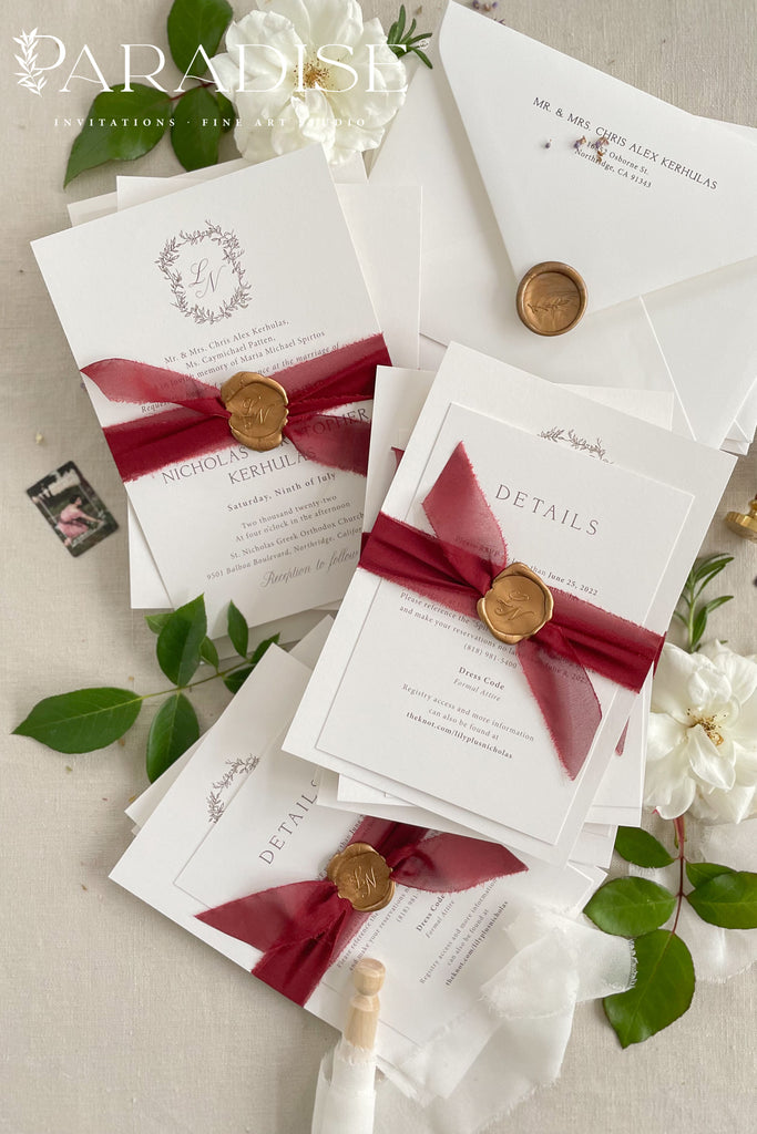 Amelie Modern Wedding Invitations