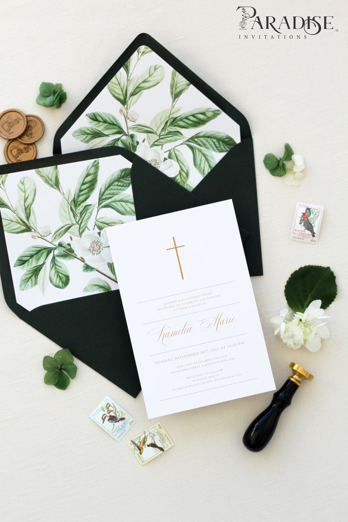 Harriet Calligraphy Christian Invitation