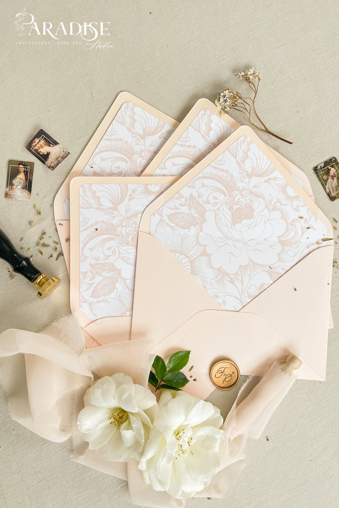 Almond Envelopes and Peony Liners