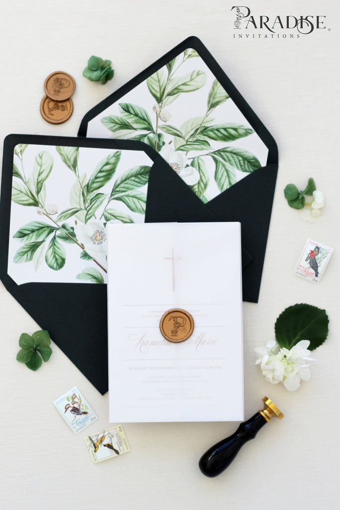 Harriet Calligraphy Christian Invitation