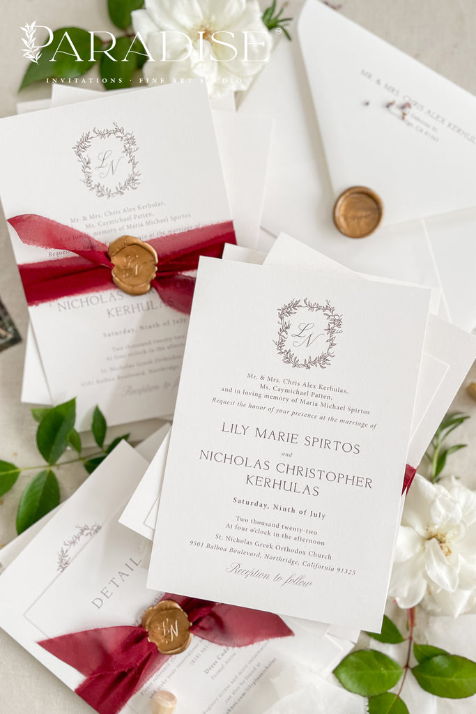 Amelie Modern Wedding Invitations