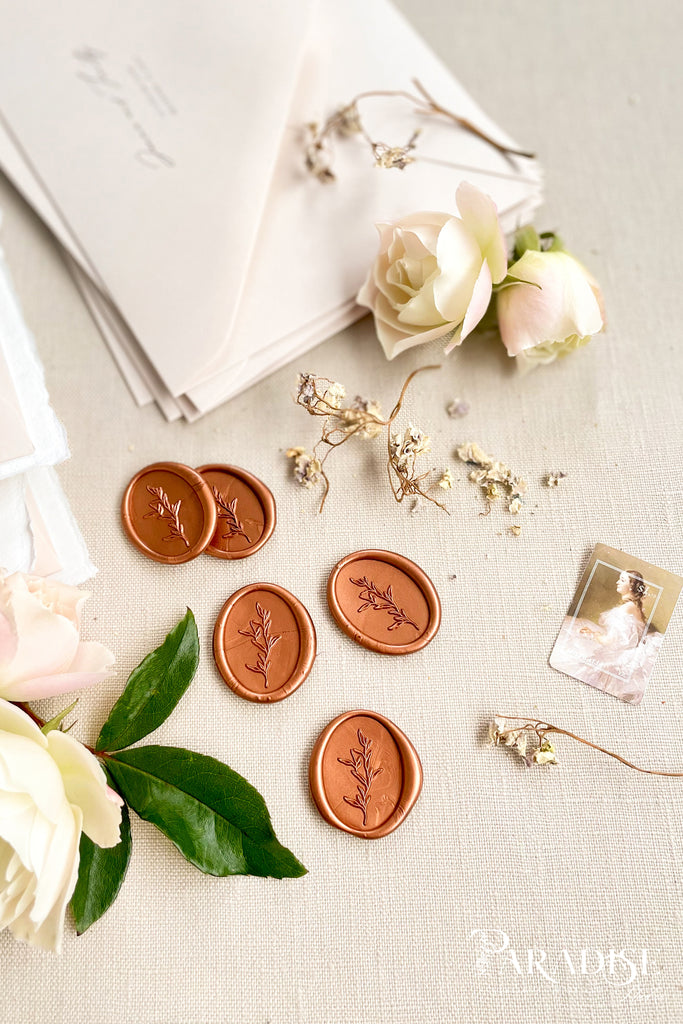 Custom Copper Oval Wax Seals