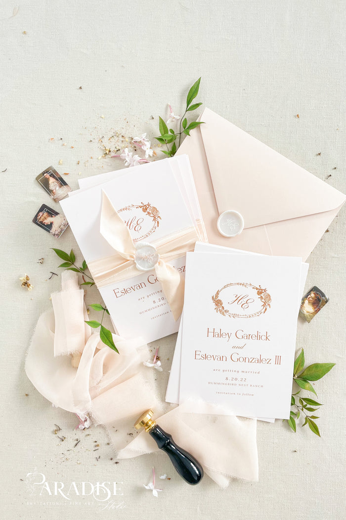 Donelle Monogram Save the Date Cards