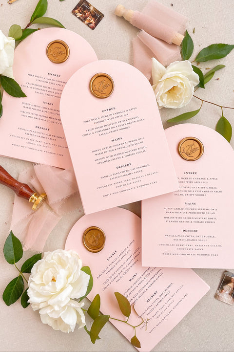 Wedding Menus Aaliyah