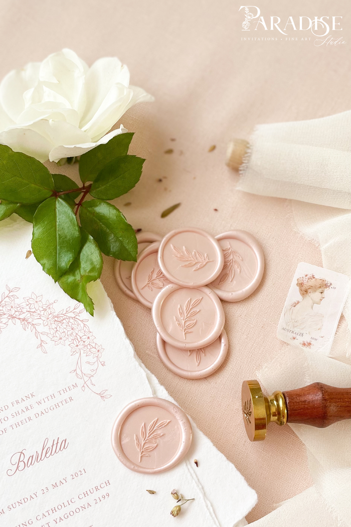 Shimmer Blush Wax Seals