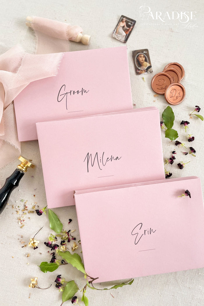 Wild Rose Envelopes and Black Ink Printing