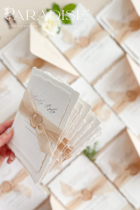 Celebrate your love story with handmade wedding invitations that capture the heart and soul of your special day. Each invitation is individually crafted by hand, blending artistry, fine materials, and timeless design — creating a beautiful first impression your guests will treasure.