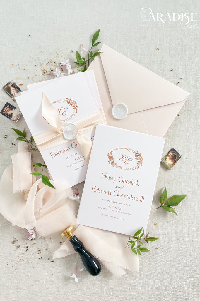 Donelle Monogram Save the Date Cards