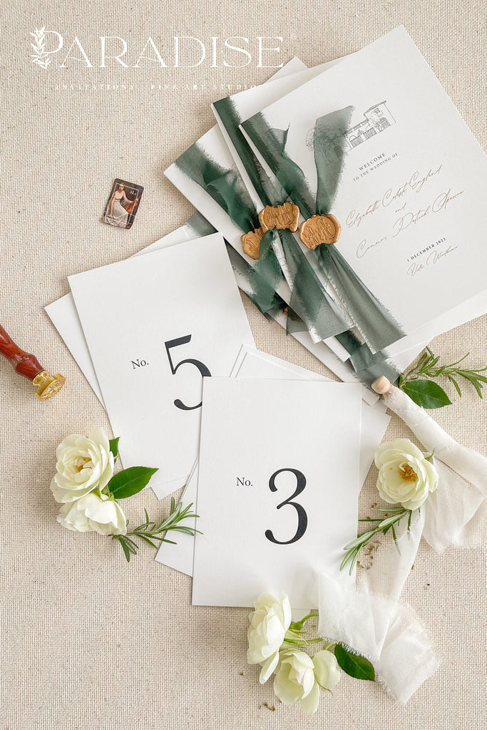 Josephe Minimalist Table Numbers