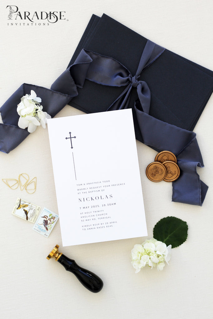 Jacinthe Modern Christian Invitations