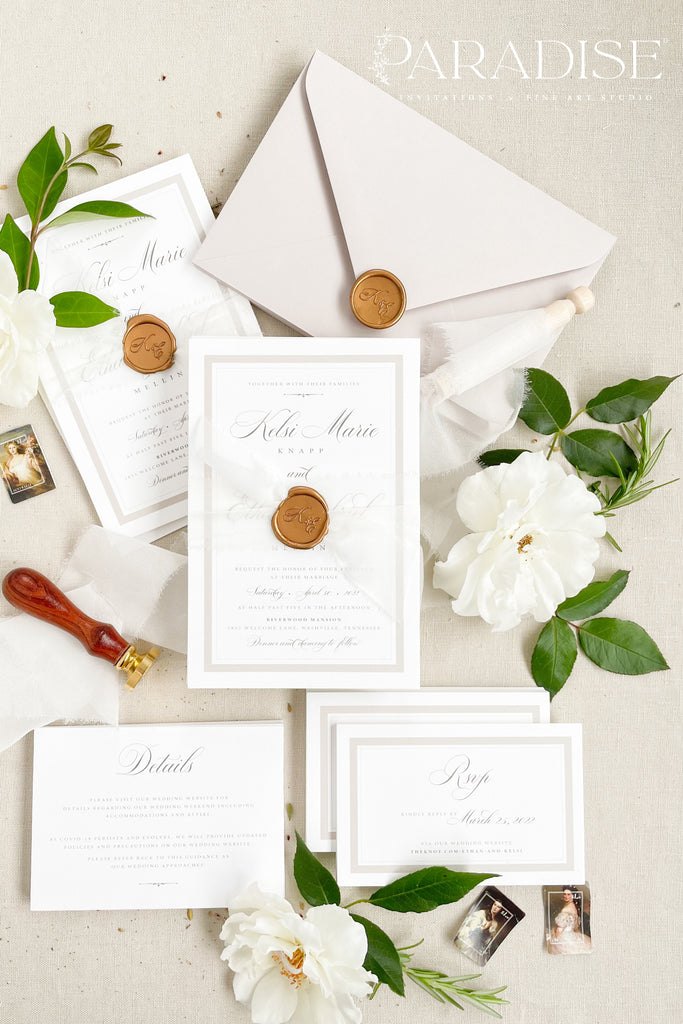 Makenzie Frame Wedding Invitation Sets