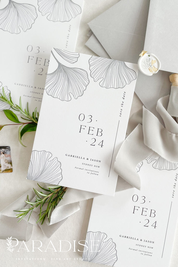 Francina Letterpress Save the Date Cards