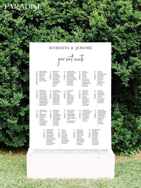Denisse Table Seating Chart