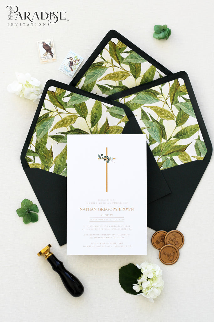 Jeanie Greenery Christian Invitation