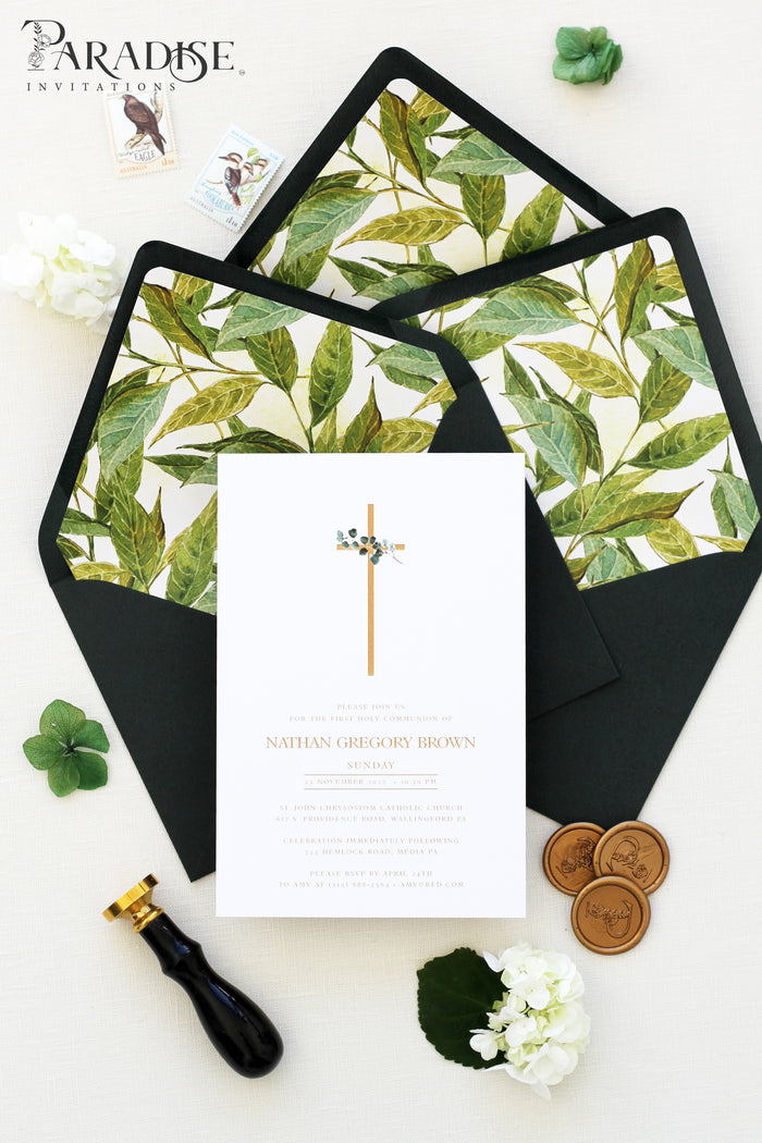 Jeanie Greenery Christian Invitation