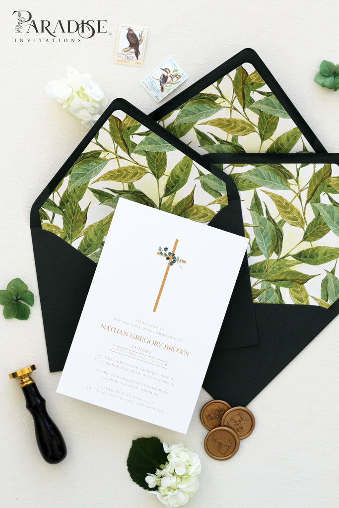 Jeanie Greenery Christian Invitation