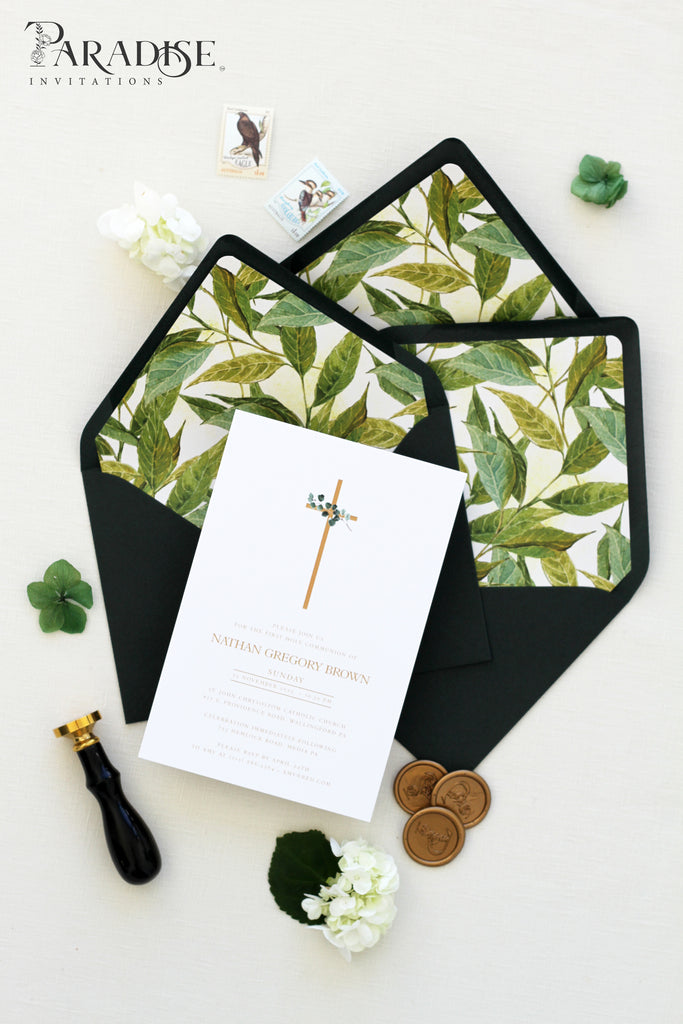 Jeanie Greenery Christian Invitation