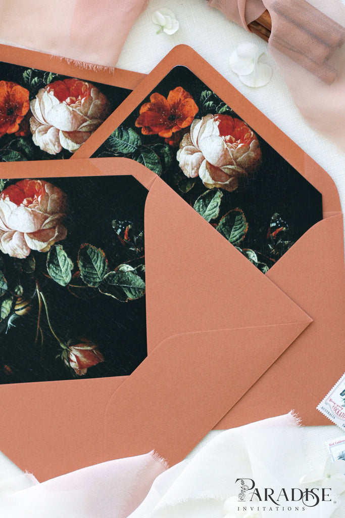 Vintage Roses Envelope Liners