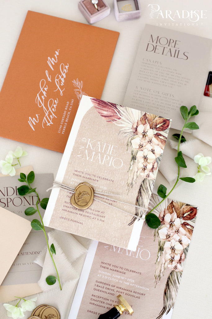 Cressida Bohemian Wedding Invitation Sets