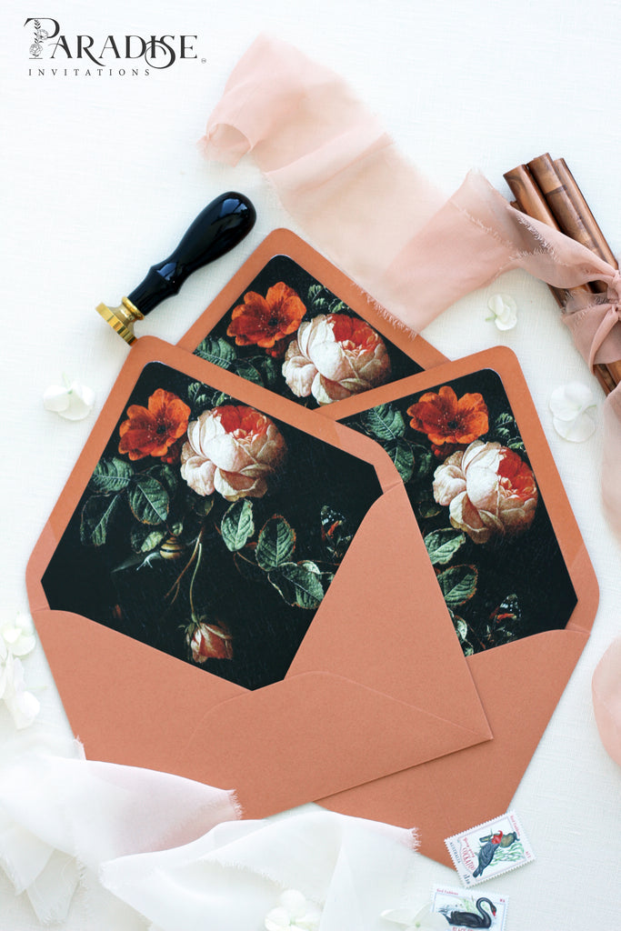 Vintage Roses Envelope Liners