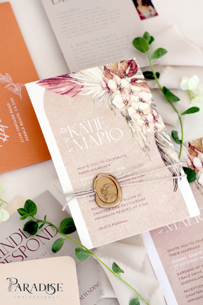 Cressida Bohemian Wedding Invitation Sets