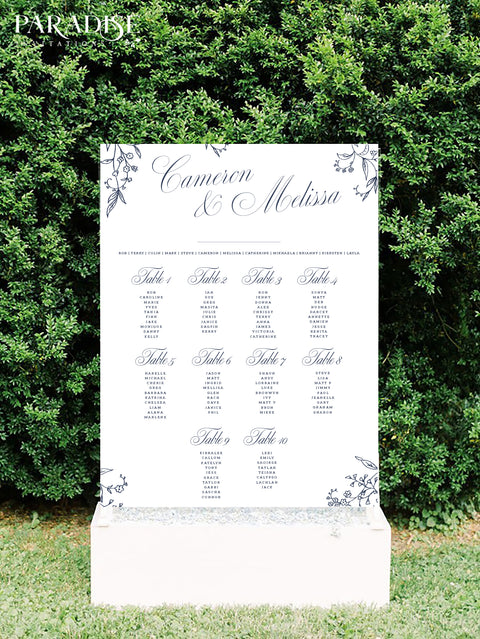 Dianne Table Seating Chart