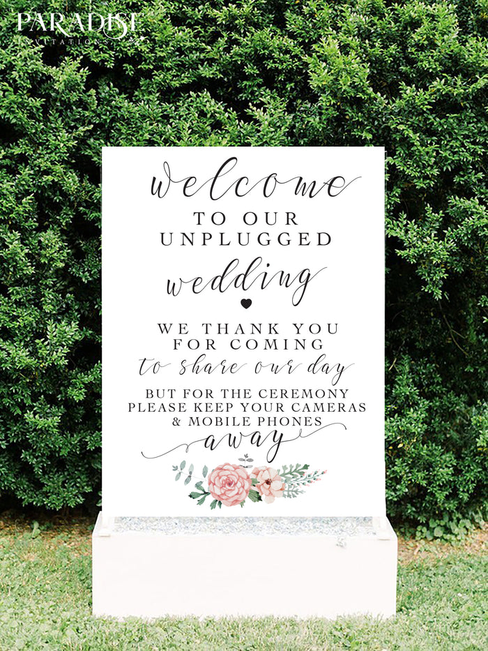 Dorine Wedding Welcome Sign