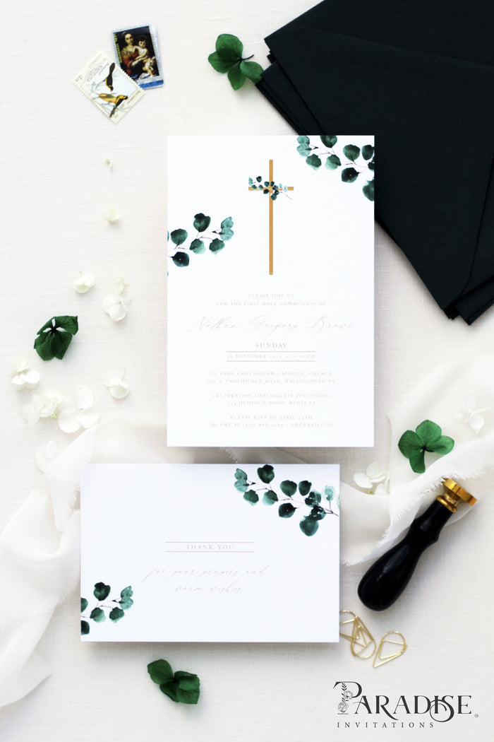 Liane Greenery Christian Invitation