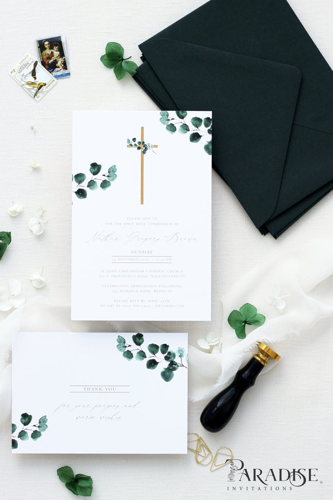 Liane Greenery Christian Invitation