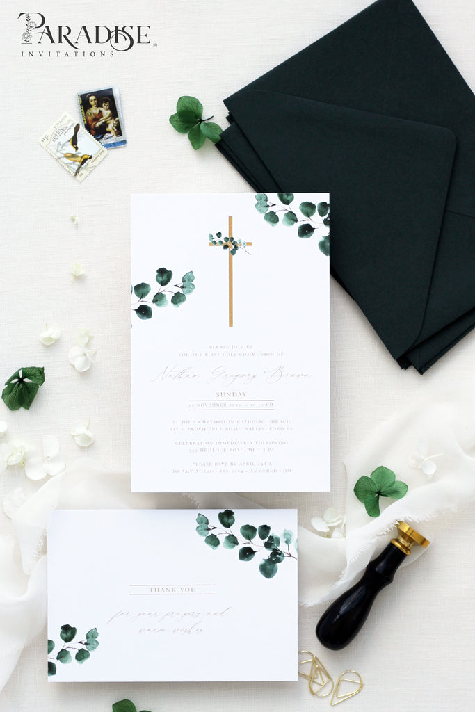 Liane Greenery Christian Invitation