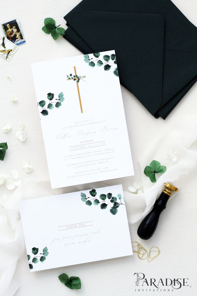 Liane Greenery Christian Invitation