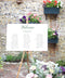 Monica Calligraphy Table Seating Chart