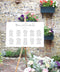 Modern Calligraphy Table Seating Chart