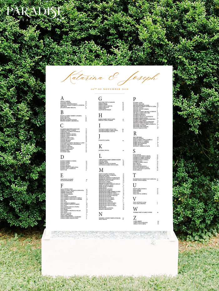 Henrietta Table Seating Chart