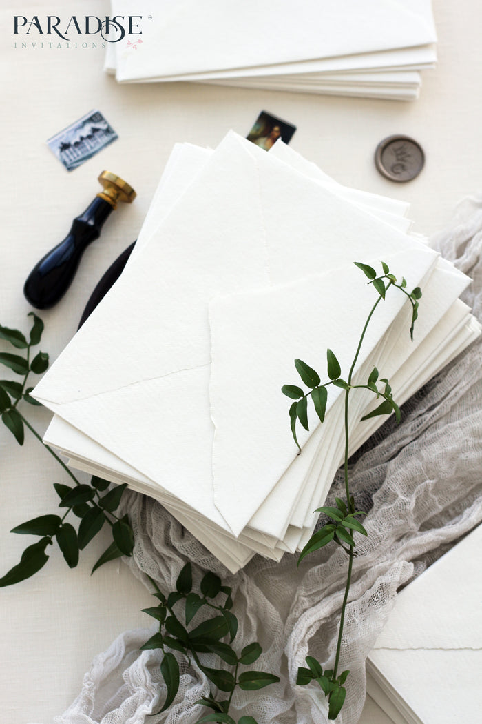 Elegant Handmade Paper Envelopes