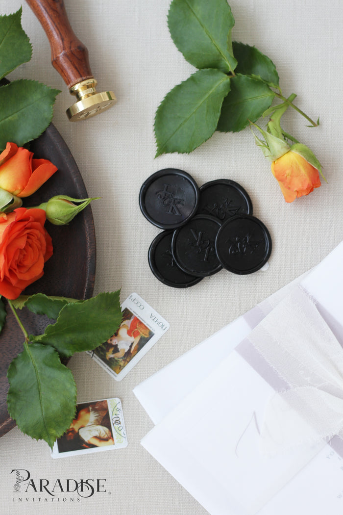 Custom Black Wax Seals