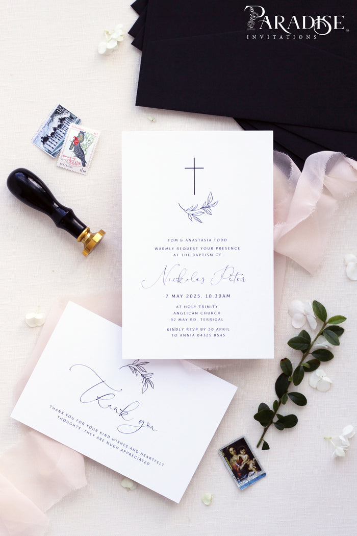 Lyra Hand Drawn Christian Invitation