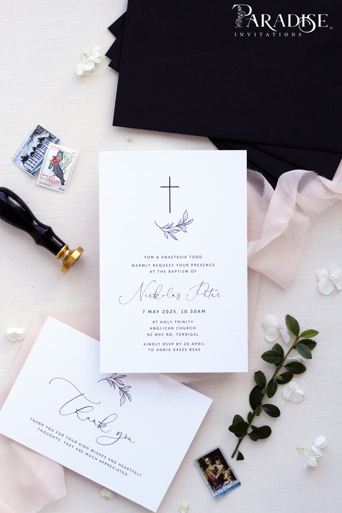 Lyra Hand Drawn Christian Invitation