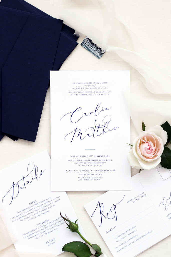 Laurei Elegant Wedding Invitations