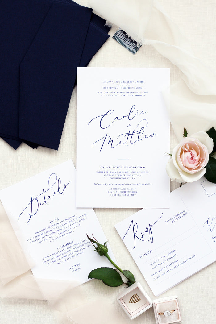 Laurei Elegant Wedding Invitations