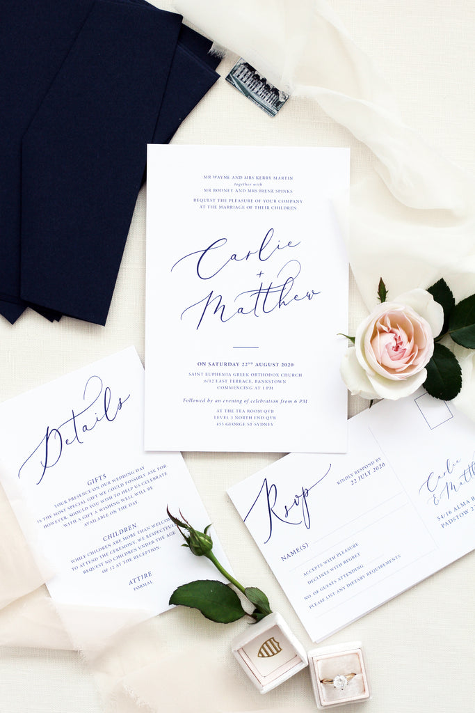 Laurei Elegant Wedding Invitations